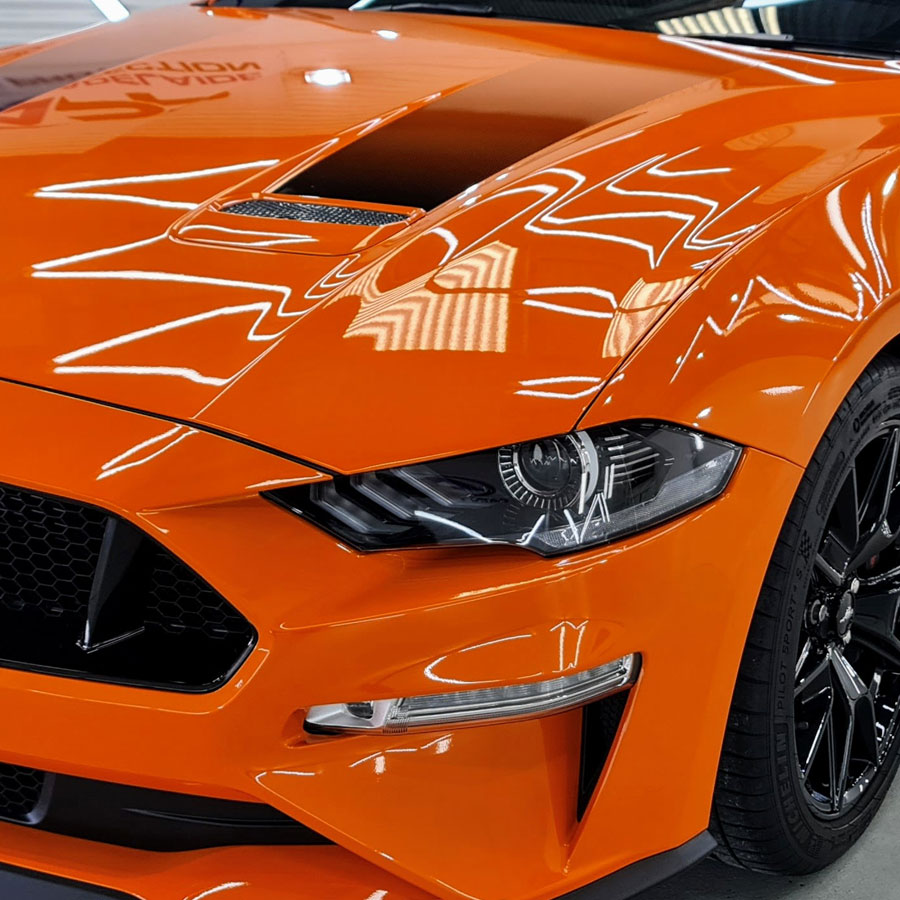 Large vehicle Ceramic Paint Protection Mustang